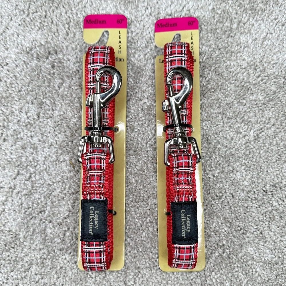 NEW 2 pcs Legacy Collection Leash Medium Dog Leash 60"